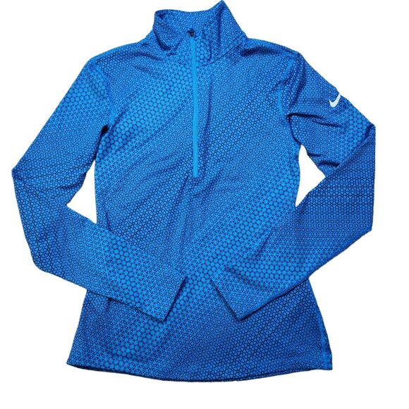 Nike Quarter Zip Pullover Dri-Fit Nike Woman's Size Medium - Picture 3 of 7